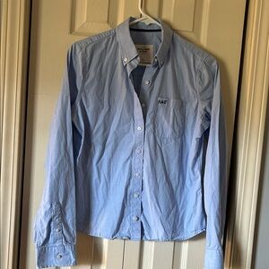 Abercrombie & Fitch Jr Women’s Sky Blue Button Down Shirt